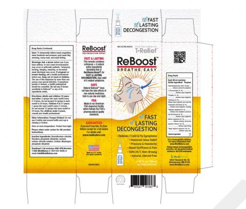 Carton Label, ReBoost Nasal Spray, 20mL