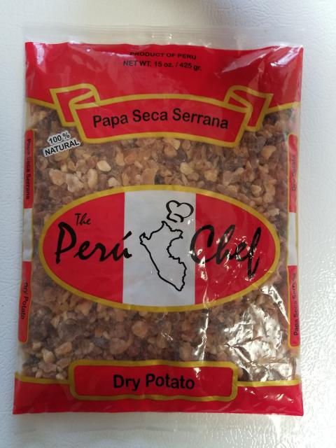 Package Front:  The Peru Chef, Papa Seca Serrana, Dry Potato