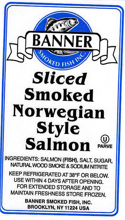 10.	Banner Sliced Smoked Norwegian Style Salmon