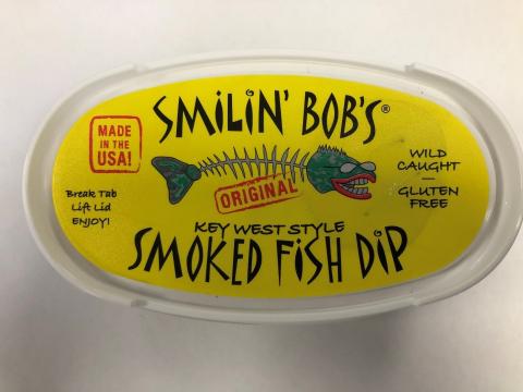 Image 3 - Top Image – Smilin’ Bob’s Key West Style Original Smoked Fish Dip, Primary Label