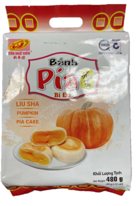 Image 12 – Labeling,  BANH PIA Liu Sha Pumpkin 480g X20 THV 1638 20pack(12-ct)/case