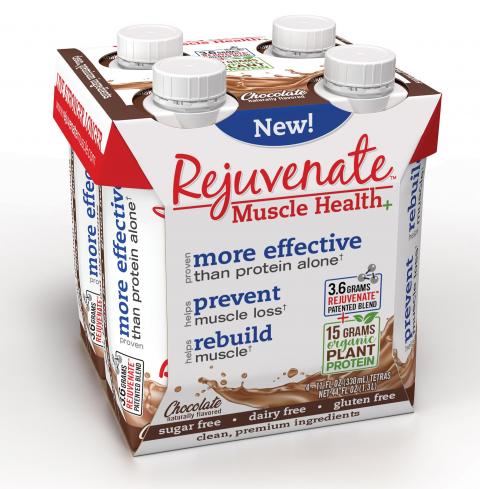 Rejuvenate Muscle Health+ Chocolate 4ct/11 fl oz cartons