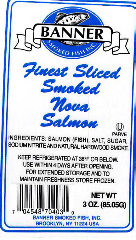 18.	Banner Finest Smoked Nova Salmon