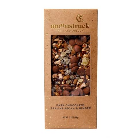 Product image Moonstruck Dark Chocolate Praline Pecan & Ginger 3.1 oz