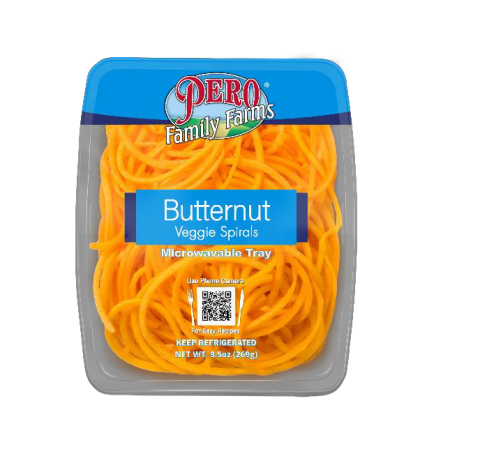 Photo 1-  Front Label – 9.5oz Butternut Veggie Spirals 