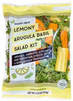 Image 2 – Product Labeling, Lemony Arugula Basil Salad Kit