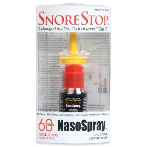 “Product front image, SnoreStop NasoSpray”