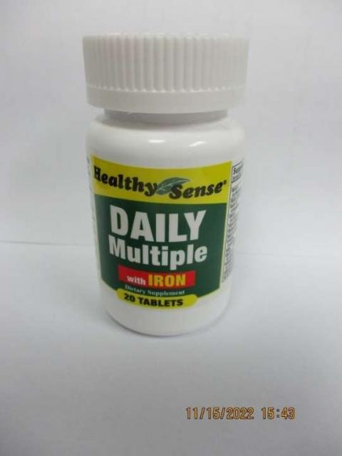 Product image front Healthy Sense Daily Multiple with Iron