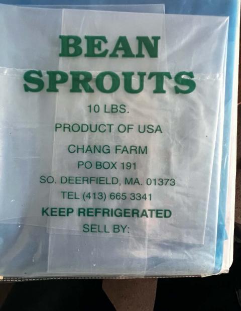 Chang Farm Expands Recalls Mung and Soy Bean Sprouts Because of