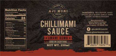 Aji Mori Sauce Corp. DBA Sushi Koo Issues Voluntary Recall of Chillimami Sauce