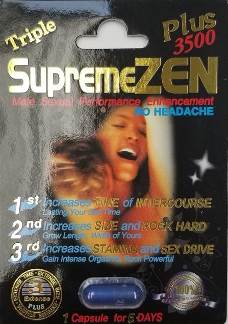 Label, Triple SupremeZEN Plus 3500