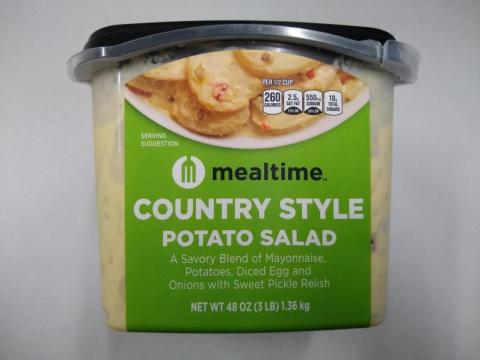 Product Image – mealtime COUNTRY STYLE POTATO SALAD, NET WT 48 OZ.