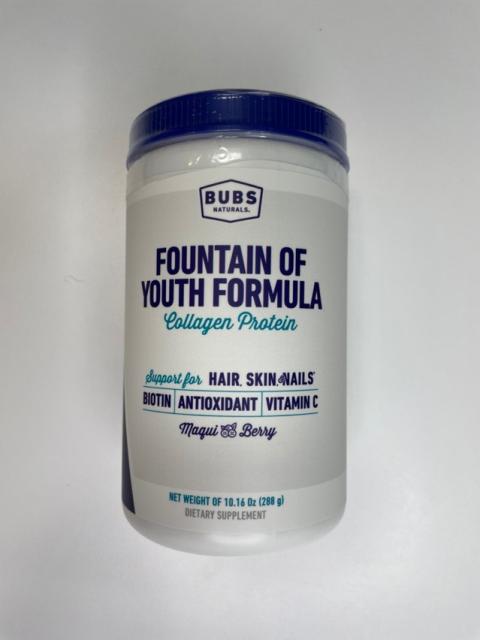 Photo 4 – Labeling Bubs Natural Fountain of Youth Formula Collagen Protein