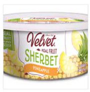 Velvet Pineapple Sherbet 3 gallon