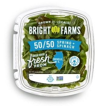 Photo 5, Labeling, BrightFarms 50/50 Spring & Spinach