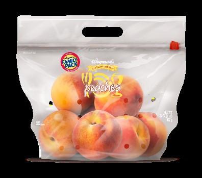 Package of Wegmans Peaches