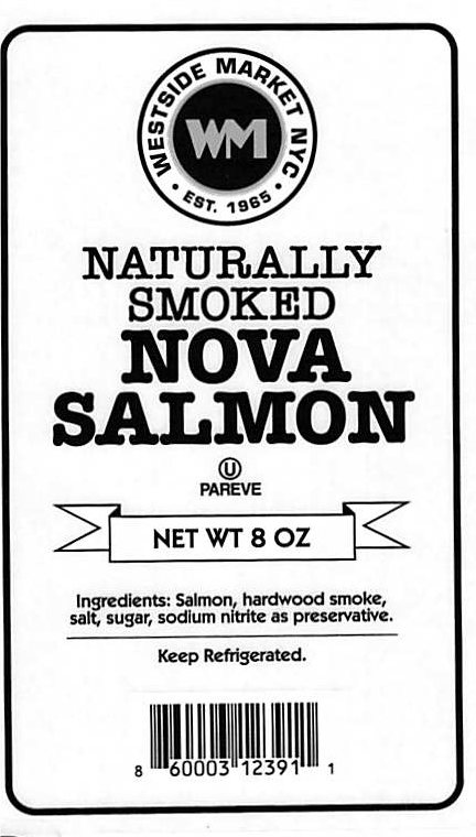 6.	Westside Market NYC Naturally Smoked Nova Salmon, 8 oz