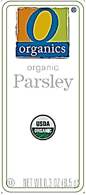 Image 1 - Label, O Organics organic Parsley