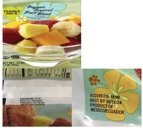 Updated - Scenic Fruit Company Recalls Frozen Organic Strawberries and  Frozen Organic Tropical Blend Because of Possible Health Risk