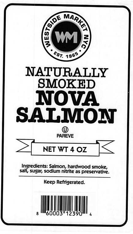 7.	Westside Market NYC Naturally Smoked Nova Salmon, 4 oz