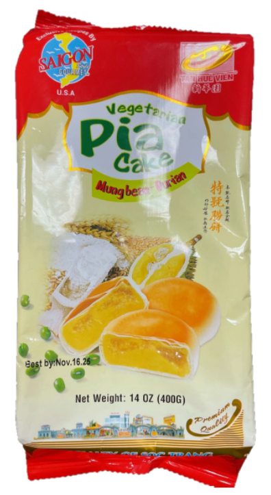 Image 8 – Labeling, BANH PIA Mung Bean Durian 400g X30 THV 0595/2112 30pack(14oz-ct)/case
