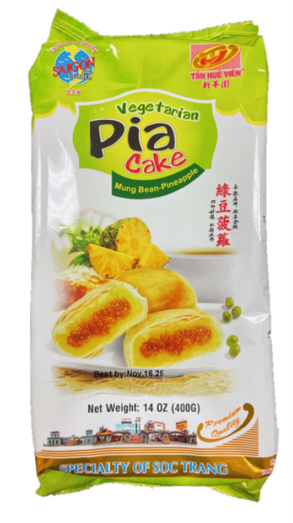 Image 9 – Labeling,  BANH PIA Mung Bean Pineapple 400g X30 THV 1934 30pack(14oz-ct)/case