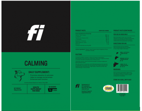 FI Calming Daily Supplement, 180 g