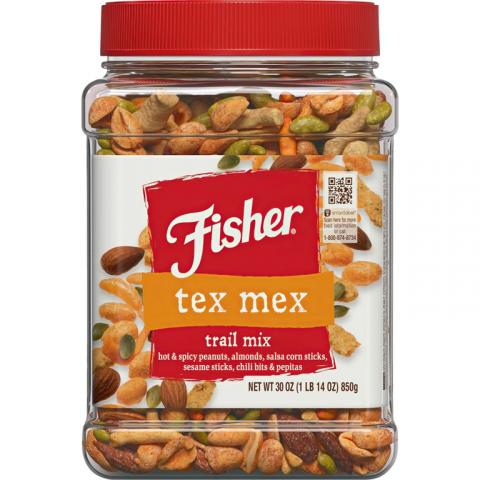 Fischer tex mex trail mix NET WT 30 oz