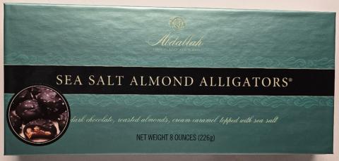 Image 1 – Labeling, Sea Salt Almond Alligators, front of package