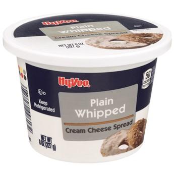 HyVee Plain Whipped Cream Cheese Spread 8 oz tub