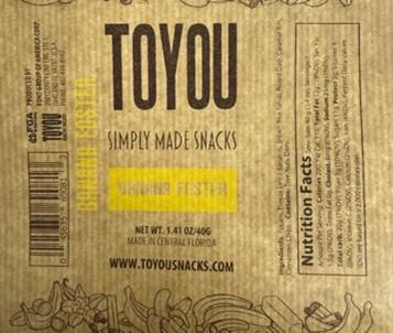 Image 1: “Label for ToYou Banana Foster, 1.41 oz.”