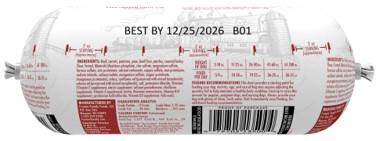 “Best By 12/25/2026, Back Label, Ingredients list”
