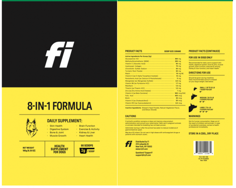 FI 8-in-1 Formula Daily Supplement, 180 g