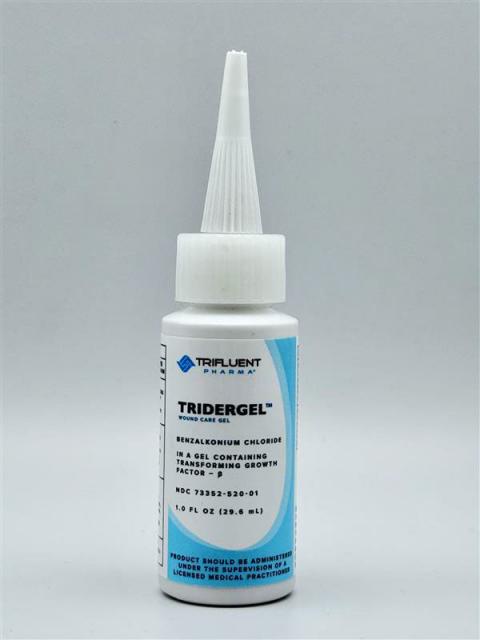 Image of Tridergel Wound Care Gel 1 oz bottle