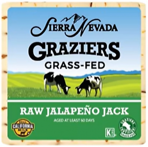 Image of Sierra Nevada Graziers Raw Jalapeno Jack Cheese, 8 oz.