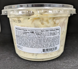 “Kowalski Simply Sides, Jack’s Potato Salad, ingredient label”