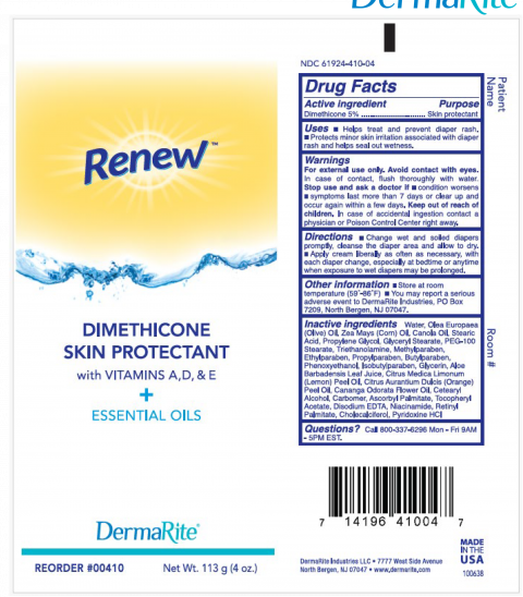 “DermaRite Renew Dimethicone Skin Protectant”