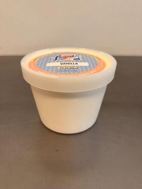 Image of lid of Loard’s Vanilla 56 FL OZ Ice Cream