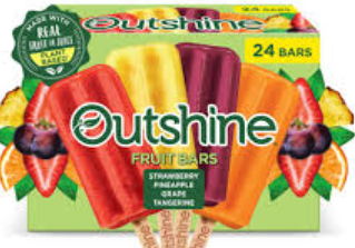 Outshine Fruit Bars Variety Pack 24 Bars, UPC  041548816678