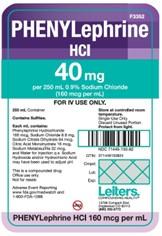 Image 7 - Labeling, phenylephrine hcl, 40mg