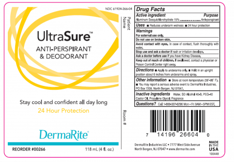 “DermaRite UltraSure Anti-Perspirant & Deodorant”
