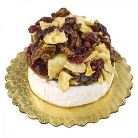 Wegmans Caramel Apple Pecan topped Brie cheese, photo