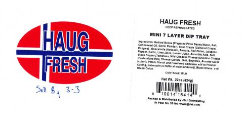 Haug Mini 7 Layer Dip Tray 22 oz