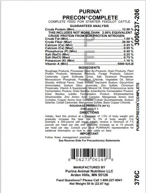 3006237-206 Purina® PRECON Cattle Starter Back