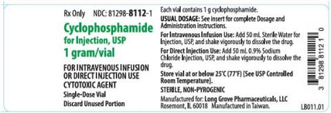 Label, Cyclophosphamide for Injection, USP 1 gram/vial