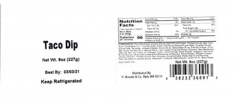  Kwik Trip Taco Dip 8oz