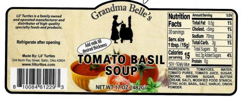 Grandma Belle’s Tomato Basil Soup