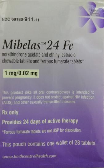 Mibelas 24 FE label