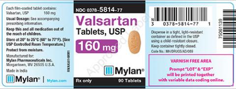 Amlodipine and Valsartan Tablets, USP 160mg