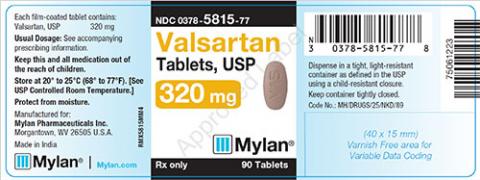 Amlodipine and Valsartan Tablets, USP 320mg